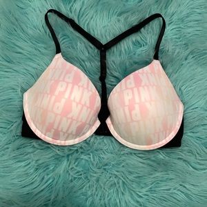 Victoria’s Secret PINK open front racer back bra